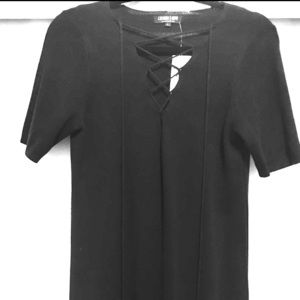 Fashion nova knitted black dress